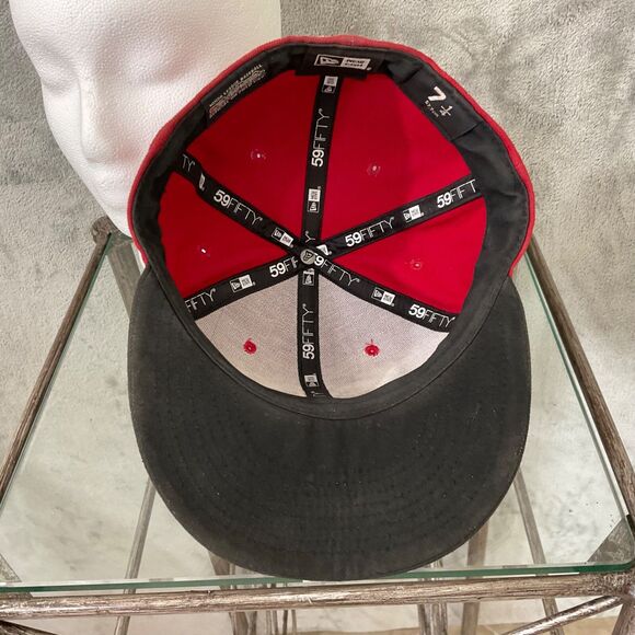 VTG. New Era Carolina Mudcats Fitted 7 1/4 Hat Cap Pro Model MiLB USA signed #35 - Picture 11 of 15